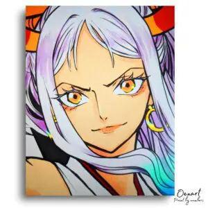 One Piece: Yamato Portrait - Anime Paint By Numbers Kit