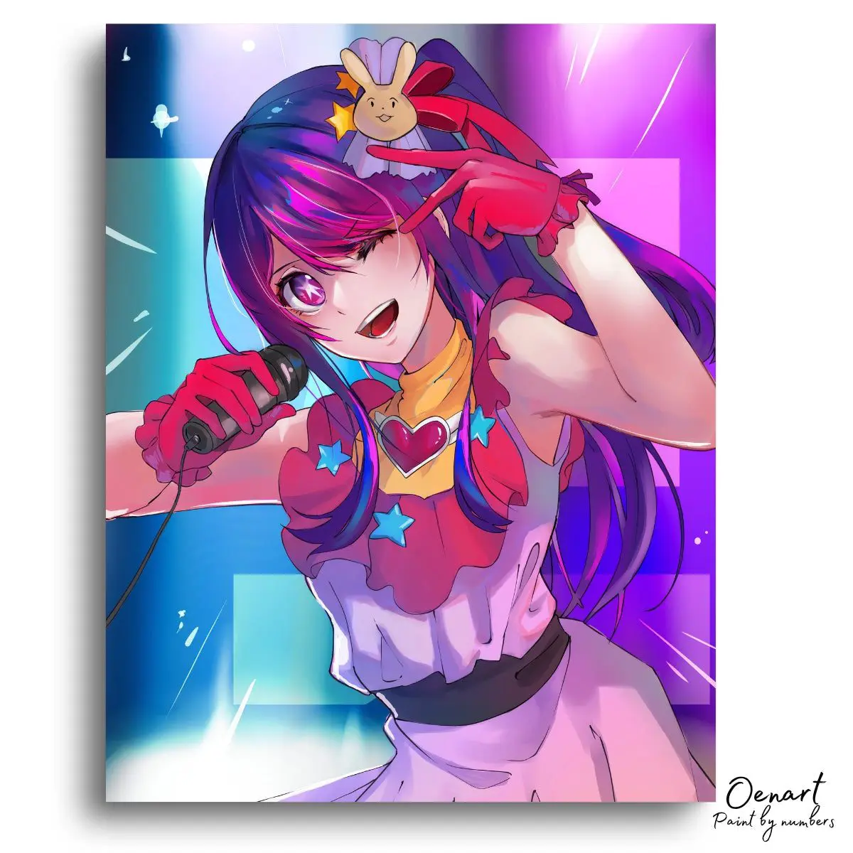 Oshi no Ko: Ai Signing - Anime Diamond Painting