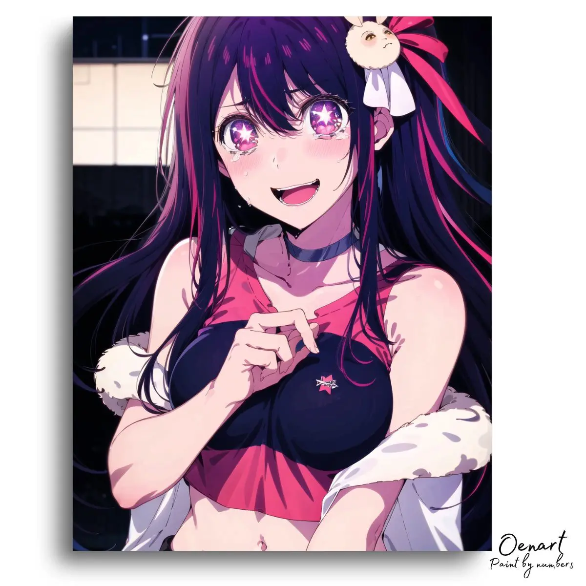 Oshi no Ko: Happy - Anime Diamond Painting