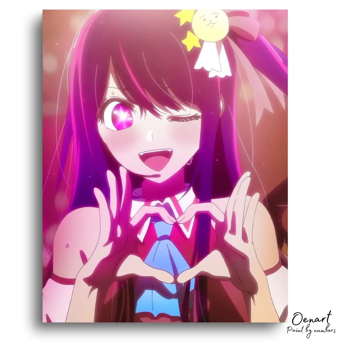 Oshi no Ko: Heart - Anime Diamond Painting