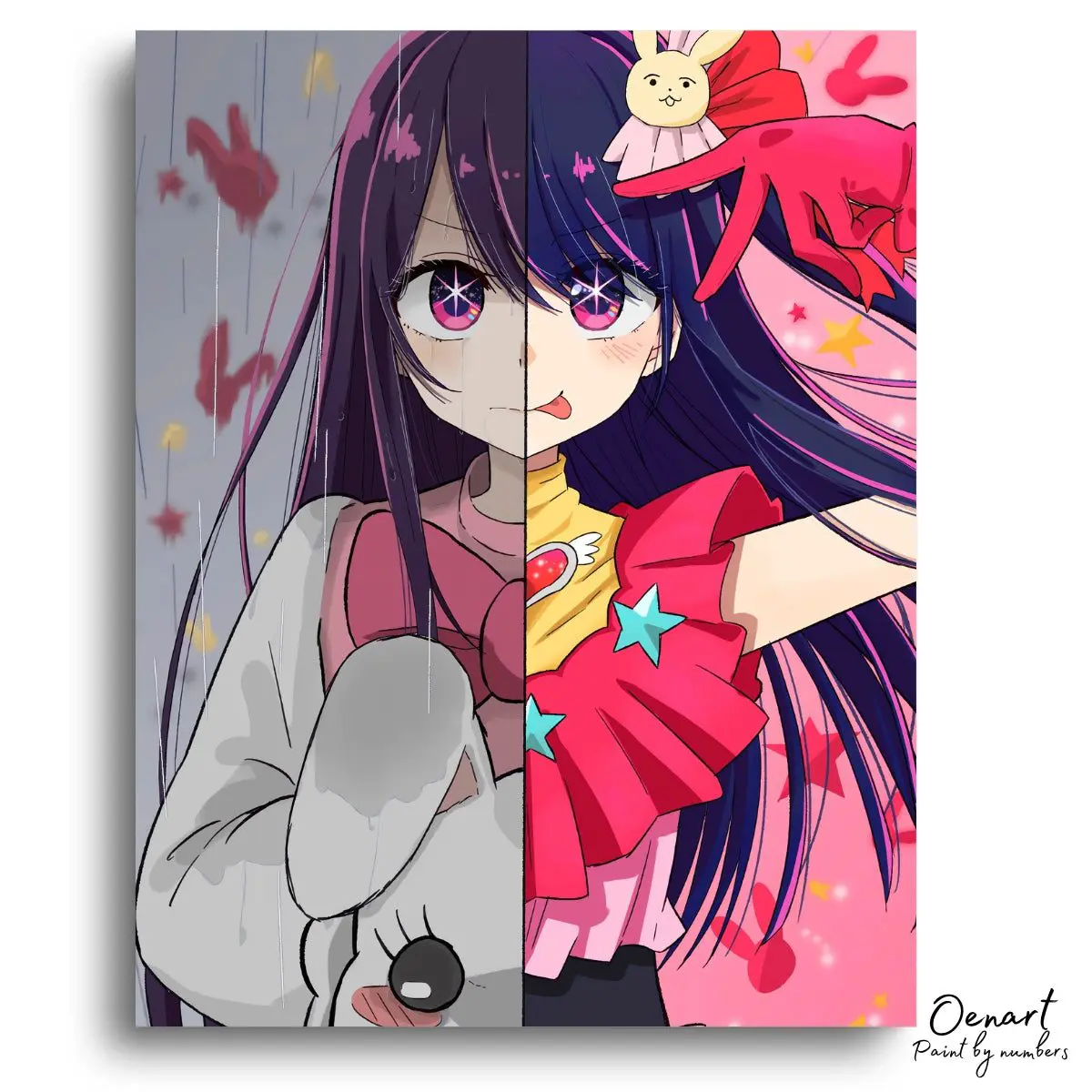 Oshi no Ko: In Half - Anime Diamond Painting