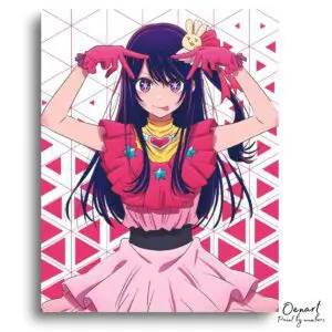 Oshi no Ko: Peace - Anime Paint By Numbers Kit