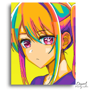 Oshi no Ko: Ruby Pop Art - Anime Diamond Painting