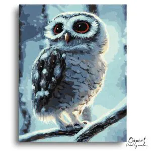 Majestic Owl Winter Serenity - Paint By Numbers Kit