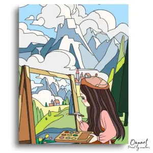 Mountain Art Escape - Paint By Numbers Kit