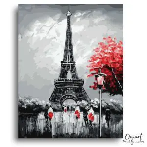 Striking Parisian Skyline Escape - Paint By Numbers Kit