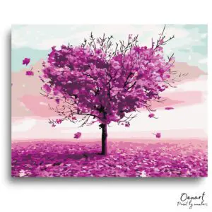 Blossom Heart Sunset - Paint By Numbers Kit
