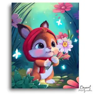 Enchanting Bunny Garden Evening - Paint By Numbers Kit