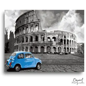 Bold Urban Landmark Escape - Paint By Numbers Kit