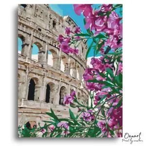 Radiant Roman Landmark Escape - Paint By Numbers Kit