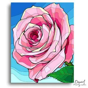Radiant Rose Art Escape - Paint By Numbers Kit