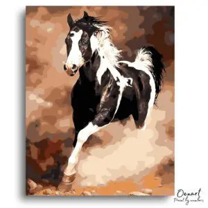 Majestic Horse Trail Energy - Paint By Numbers Kit