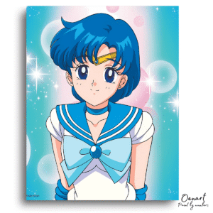 Sailor Moon: Ami Mizuno Smiling - Anime Diamond Painting