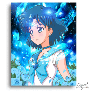 Sailor Moon: Ami Sailor Mercury - Anime Diamond Painting