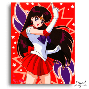Sailor Moon: Cute Sailor Mars - Anime Diamond Painting