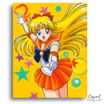  Golden Starlit Heroine - Diamond Craft Kit