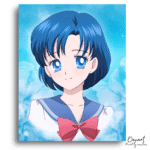Sapphire Schoolgirl Portrait - Diamond Craft Kit