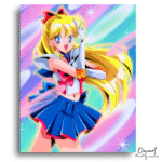  Blonde Heroine Pose - Diamond Craft Kit