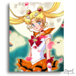 Lunar Guardian Portrait - Diamond Craft Kit