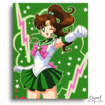 Bold Emerald Heroine Power - Diamond Craft Kit