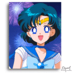 Blue Fireworks Delight - Diamond Craft Kit