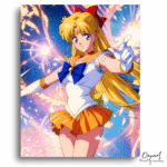  Glitter Heroine Art - Diamond Craft Kit