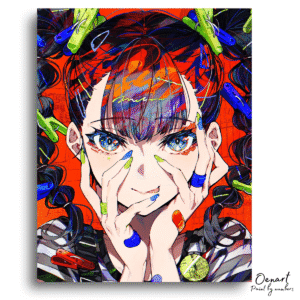 Scary Anime Girl - Anime Diamond Painting