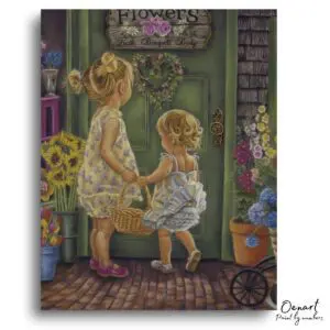 Charming Sisters Garden Stroll - Paint By Numbers Kit