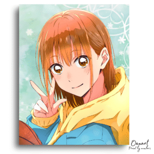 Smiling Girl Art Kit – Paint By Numbers Kit