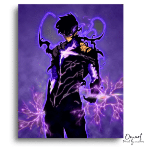 Solo Leveling: Jin Woo Shadow Armor - Anime Diamond Painting