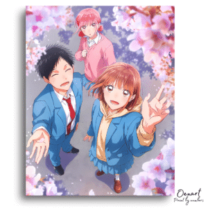 Spring Friends Blush Sky – Paint By Numbers Kit
