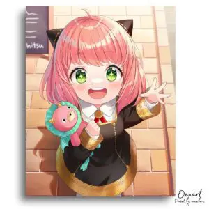 Spy x Family: Anya & Tady - Anime Paint By Numbers Kit