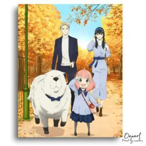 Spy x Family: Family Time - Anime Paint By Numbers Kit