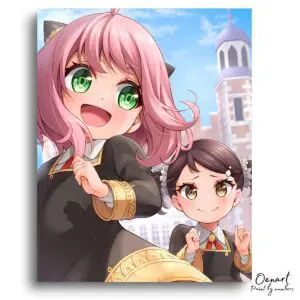 Spy x Family: Green Eyes - Anime Paint By Numbers Kit