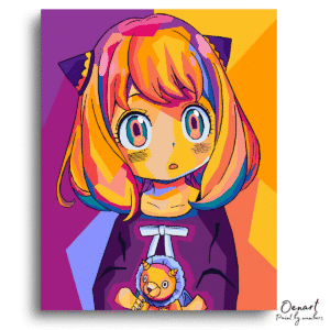 Spy x Family: Kawaii Anya Pop Art - Anime Diamond Painting