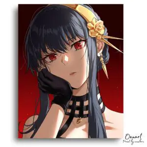 Spy x Family: Yor Portrait - Anime Paint By Numbers Kit