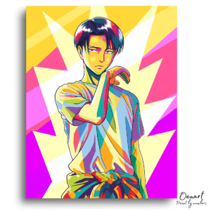 Striking Rainbow Hero Portrait – Diamond Craft Kit