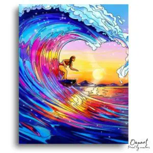 Sunset Surf Escape - Paint By Numbers Kit