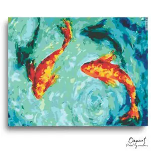 Koi Pond Serenity - Paint By Numbers Kit