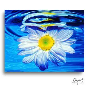 Floral Water Reflection - Paint By Numbers Kit