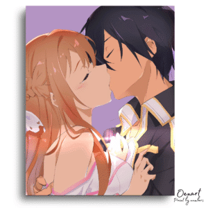 Sword Art Online: Kirito x Asuna - Anime Paint By Numbers Kit