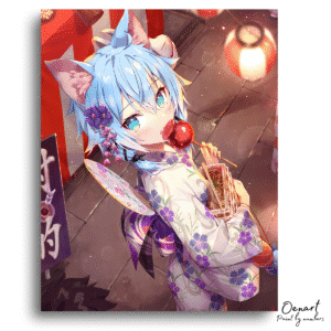 Sword Art Online: Shino Cat Ears - Anime Diamond Painting