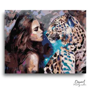 Majestic Tiger Artistic Bond - Paint By Numbers Kit
