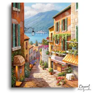 Sunlit Italian Alley Escape - Paint By Numbers Kit