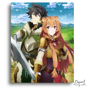 The Rising of the Shield Hero: Raphtalia & Naofumi - Anime Diamond Painting