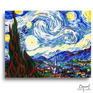 Majestic Starry Night Escape - Paint By Numbers Kit