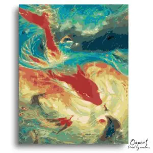 Majestic Whale Ocean Dream - Paint By Numbers Kit