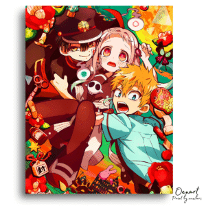 Toilet-Bound Hanako-kun: Hanako-kun, Nene and Kou - Anime Diamond Painting