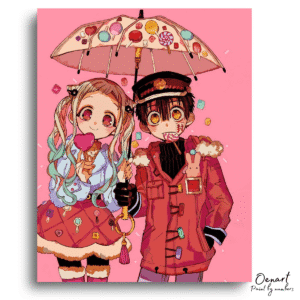 Toilet-Bound Hanako-kun: Kawaii Hanako-kun and Nene - Anime Diamond Painting