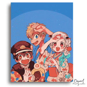 Toilet-Bound Hanako-kun: Kou, Hanako and Nene - Anime Diamond Painting